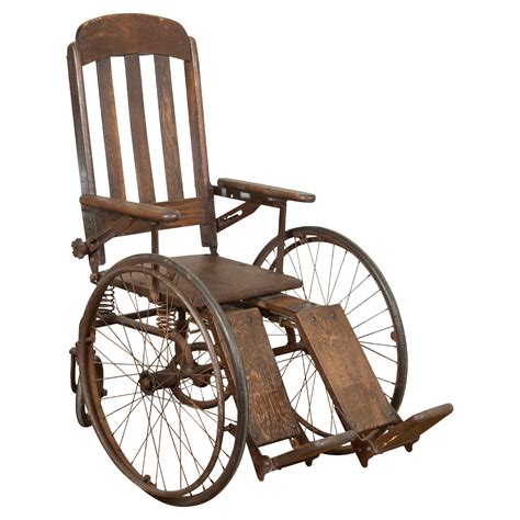 Vintage Wooden Wheelchair, Prop Design For Sale at 1stDibs | antique ...