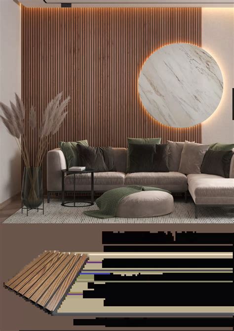 Fluted Panel Fp 192 Walnut Fluted Panel Veneer Paneling Feature Wall Living Room Wood