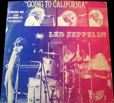 Led Zeppelin Going To California Releases Discogs