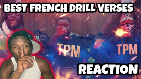 AMERICAN REACTS TO BEST FRENCH DRILL RAP VERSES English Sub REACTION