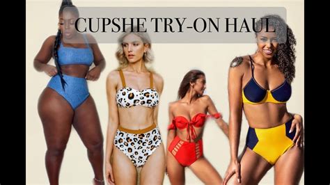 Cupshe Swimwear Try On Haul Youtube