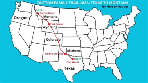 What Route Did The Duttons Travel In Including Map