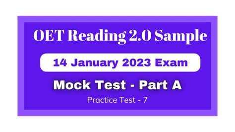 Oet Reading Mock Test With Answers Oet Reading Sample For Nurses