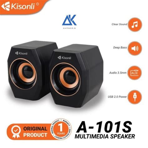 Jual Speaker Komputer Laptop Kisonli A S Multimedia Bass Shopee