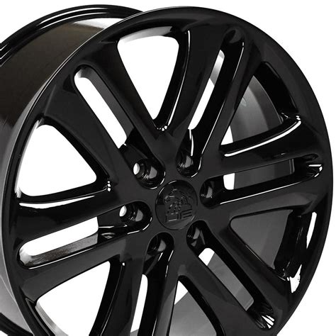 22 Fits Ford F150 Navigator Expedition Lincoln Wheels Gloss Black Set