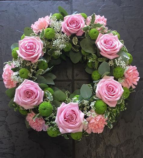 Pink Flower Arrangements For Funeral Fernande Hendrick