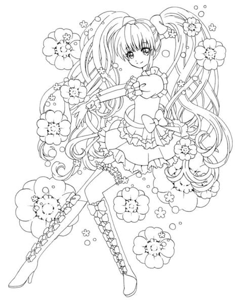 Coloriage Fille Manga à Imprimer Sur Coloriageenfant Com