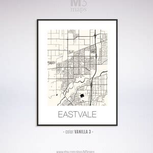 Eastvale California Eastvale CA Map Eastvale Map Eastvale - Etsy