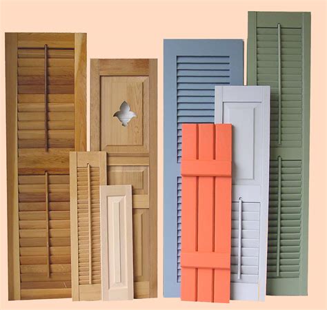 Shutters: Wooden Exterior Shutters