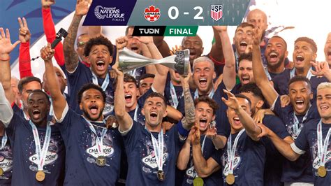 Estados Unidos vence 2 0 a Canadá y es bicampeón de Concacaf Nations