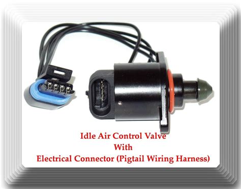 Idle Air Control Valve W 4 Wires Electrical Connector Fits Gm 1987 1991 Ebay