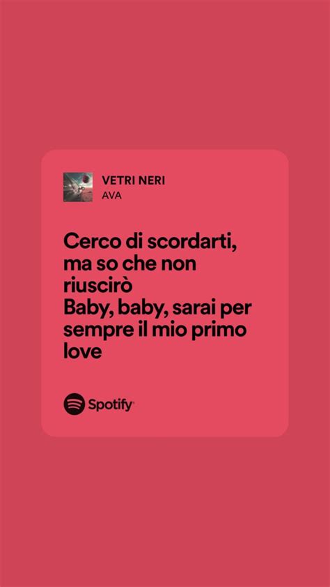 Cerco di scordarti ma so che non riuscirò Baby sarai per sempre il