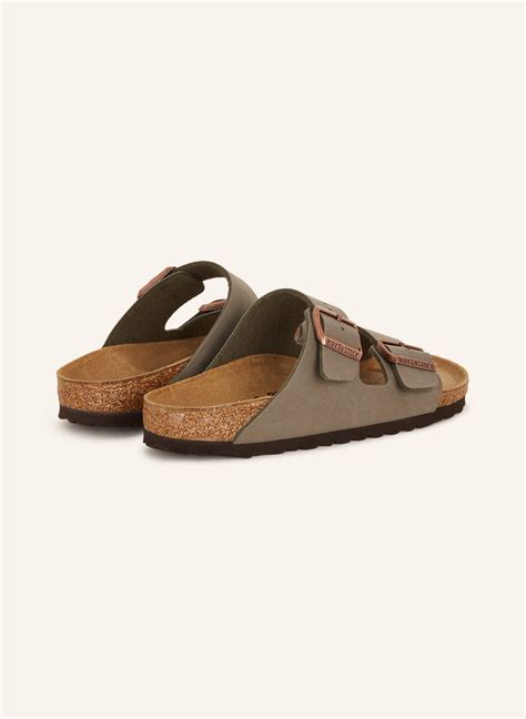 Birkenstock Pantoletten Arizona In Grau