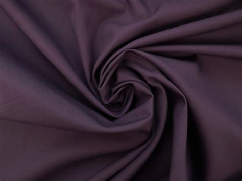 Poly Cotton Blend Broadcloth In Eggplant Bandj Fabrics