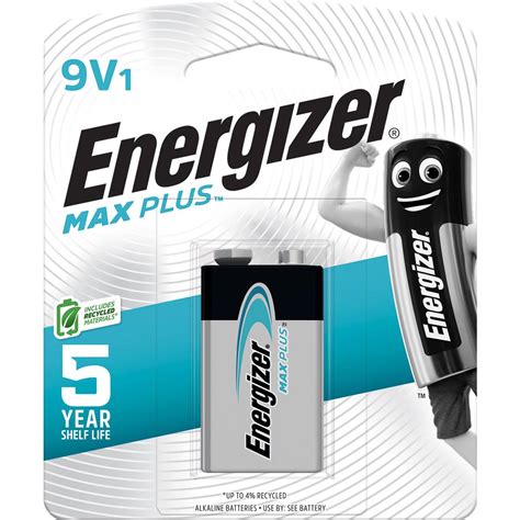 Energizer Max Plus Advanced 9v Each | Woolworths