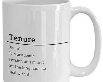 Tenured Teacher Gift For Women Tenure 2023 Tenure Mug High Etsy