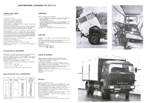 Magirus Deutz Fiche Technique Porteur Tracteur D De Eur