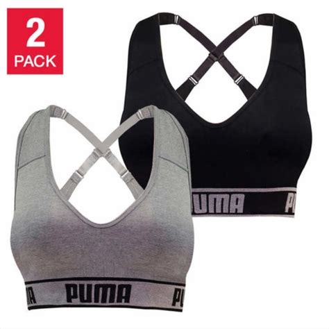 Puma Intimates And Sleepwear Puma Womens Seamless Sports Bra Removable Cups Poshmark