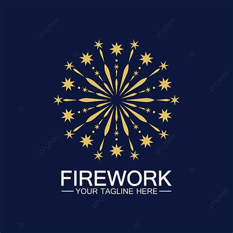 Templat Design Vector Hd PNG Images Firework Logo Design Vector