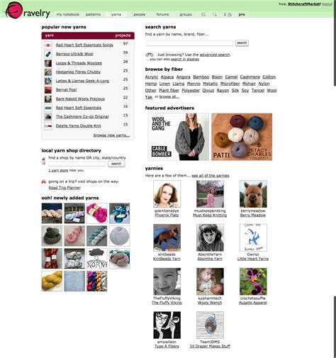 Overview: Ravelry Yarn Database