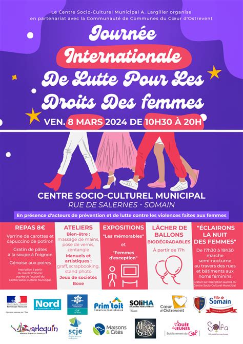 Journée des droits des femmes 8 mars Ville de Somain