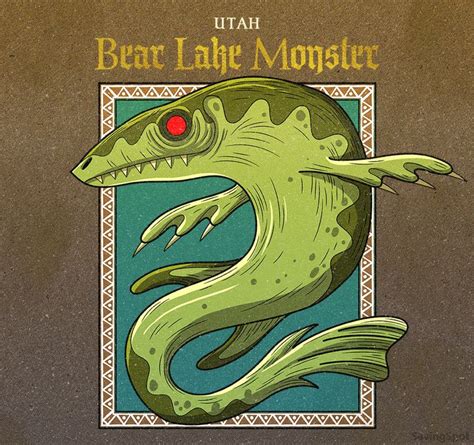 Bear Lake Monster | Mythical creatures, Lake monsters, Mythical