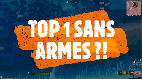 J Ai Fais Top Sans Armes Sur Fortnite Youtube