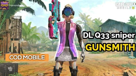 Dl Q33 Sniper Rifile Gunsmith Best Attachments And Gameplay Call Of Duty Mobile Youtube