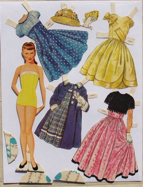 Lennon Sisters Paper Dolls 1958 Vintage Collectible