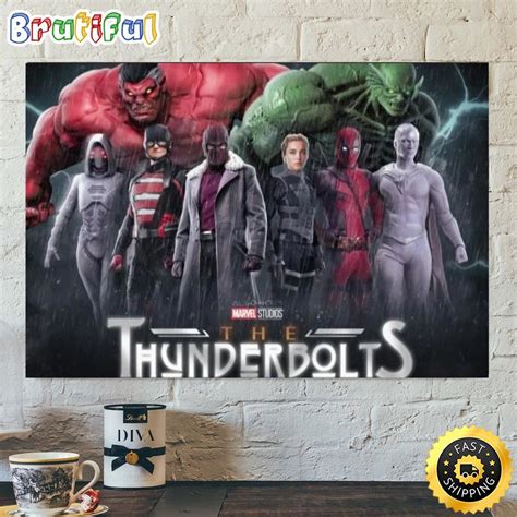 Marvel's 'Thunderbolts' Movie 2024 Poster Canvas