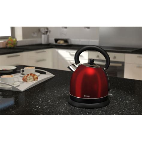 Swan 18 Litre Dome Kettle Rouge Homeware