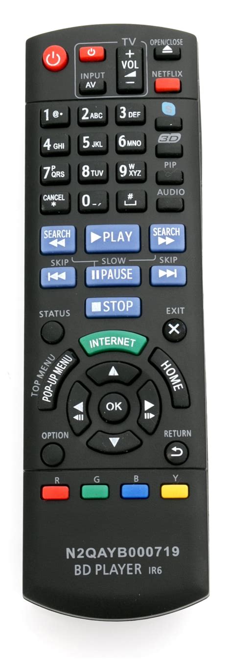 New N2qayb000719 Remote Control Fits For Panasonic Blu Ray Disc Dvd