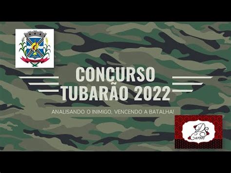 APRESENTAÇÃO EDITAL CONCURSO TUBARÃO 2022 YouTube