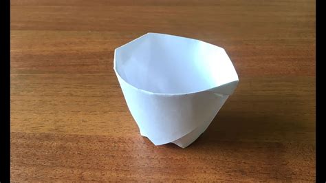 How To Make A Paper Cup Easy Tutorials YouTube