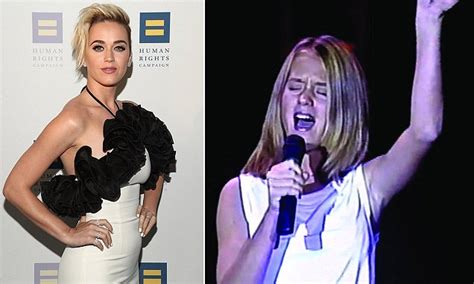 Katy Perry Says She Prayed The Gay Away As A Youth Daily Mail Online
