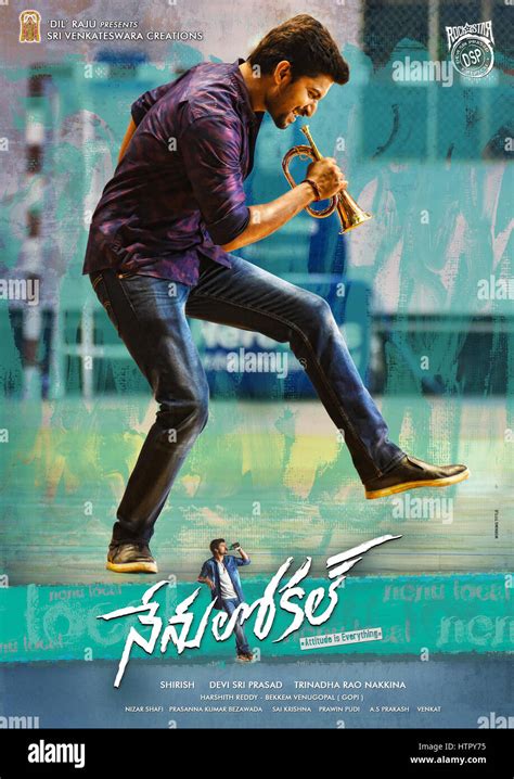 NENU LOCAL, Indian poster in English and Telugu, Nani, 2017. © Sri ...