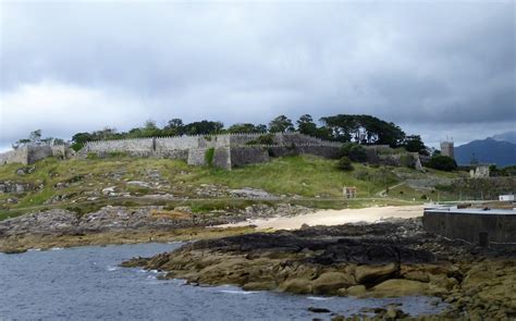 Bayona Pontevedra Espa A Castillo Fortaleza Santiago Abella Flickr