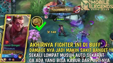 Phoveus Akhir Nya Di Buff Sama Moonton Sekali Lompat Musuh Ga Bisa