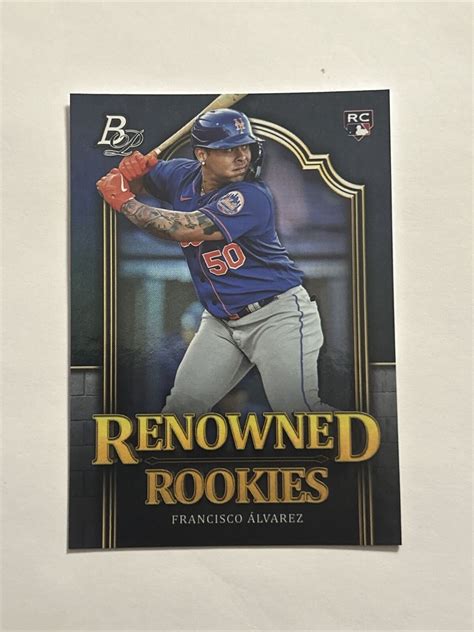 2023 Bowman Platinum Renowned Rookies Francisco Alvarez RR 2 RC EBay