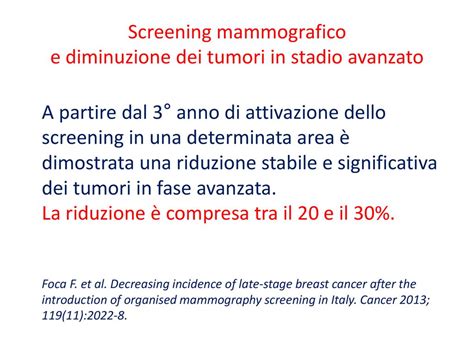 Screening Oncologici Aggiornamenti Ppt Scaricare