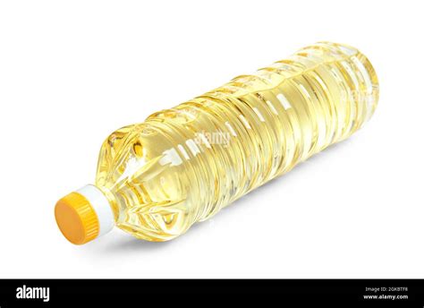 Bottle Of Cooking Oil Isolated On White Stock Photo Alamy