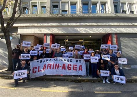 Asamblea De Los Trabajadores De ClarÍn Se ManifestÓ En Defensa De La Agencia TÉlam La Matanza