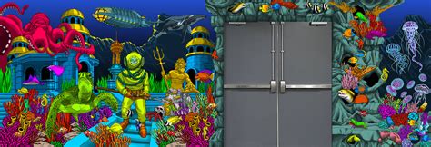 Underwater Mural - Wall 1 - Full Wall by JoeGrafix on DeviantArt