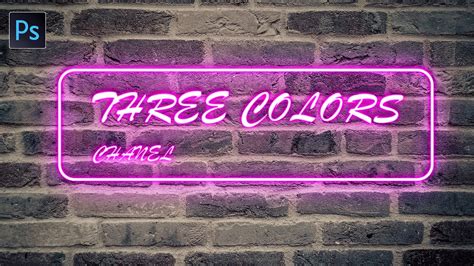 Neon Effect In Photoshop Youtube