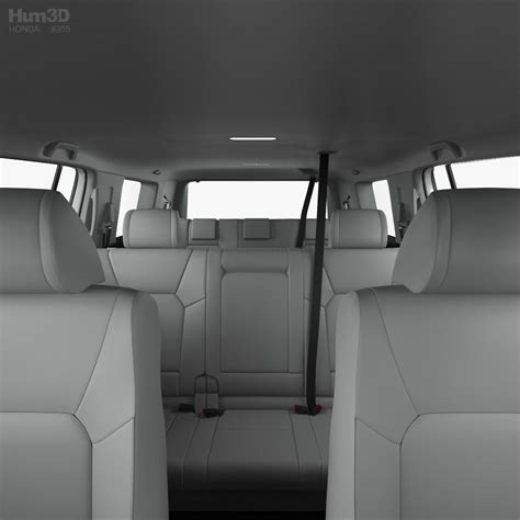 Honda Pilot with HQ interior and engine 2015 3D model - Download ...