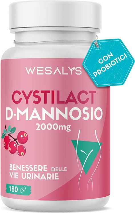 Cystilact Capsule D Mannosio Puro Mg Integratore Cistite