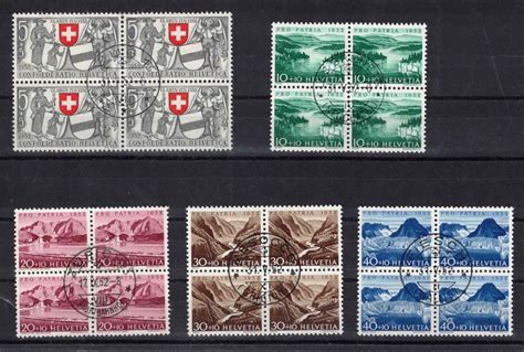 Pro Patria 1952 im 4er Block ʘ Kaufen auf Ricardo