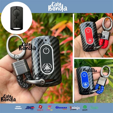 Jual Cover Remote Carbon Yamaha Nmax Aerox Connected Kunci Xmax Keyless