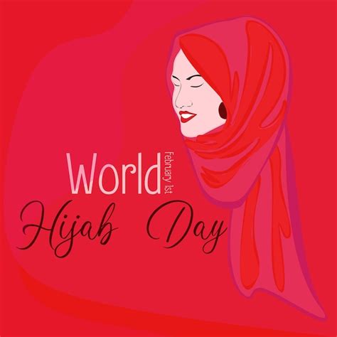 Premium Vector World Hijab Day On February 1 International Day