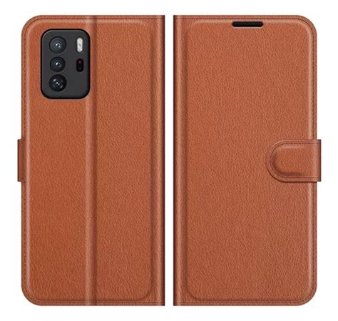 Funda Tipo Cartera De Piel Con Tapa Abatible Para Xiaomi Poco X3 Gt